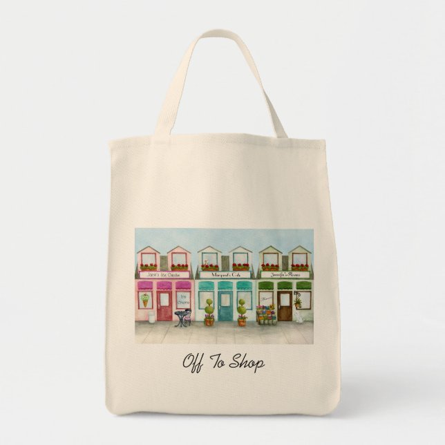 Bolsa Tote Fora de para introduzir no mercado o saco (Frente)