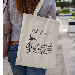 Bolsa Tote Fora de Tono, Tucano & Pássaros Cantores Equipe Mu