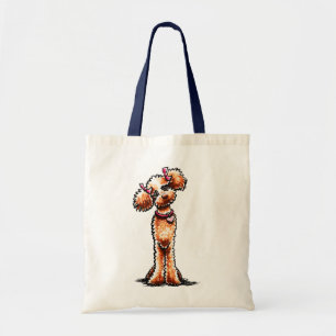 Bolsa Tote Fora-Trela feminino Art™ da caniche do abricó