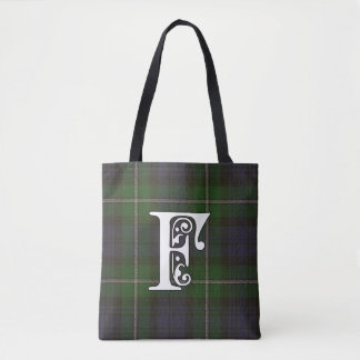 Bolsa Tote Forbes Clan Tartan Monograma