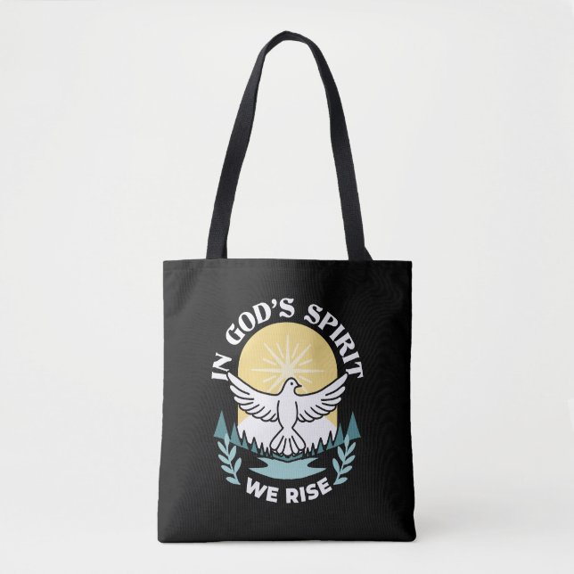 Bolsa Tote Força Espiritual em Deus - Assustador do Cristão (Frente)
