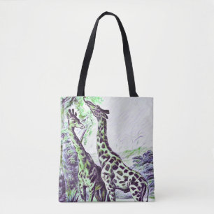 Bolsa Tote Forest Giraffe