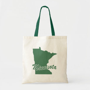 Bolsa Tote Forest Green State Minnesota Tote Bag