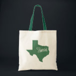 Bolsa Tote Forest Green State Texas Tote Bag<br><div class="desc">Mostre seu orgulho de casa com essas t-shirts e outros itens que têm um contorno verde da floresta do estado do Texas</div>