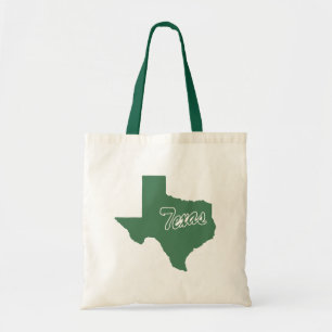 Bolsa Tote Forest Green State Texas Tote Bag