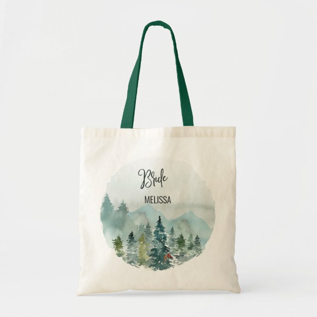 Bolsa Tote Forest Wonder Bride Wedding (Frente)
