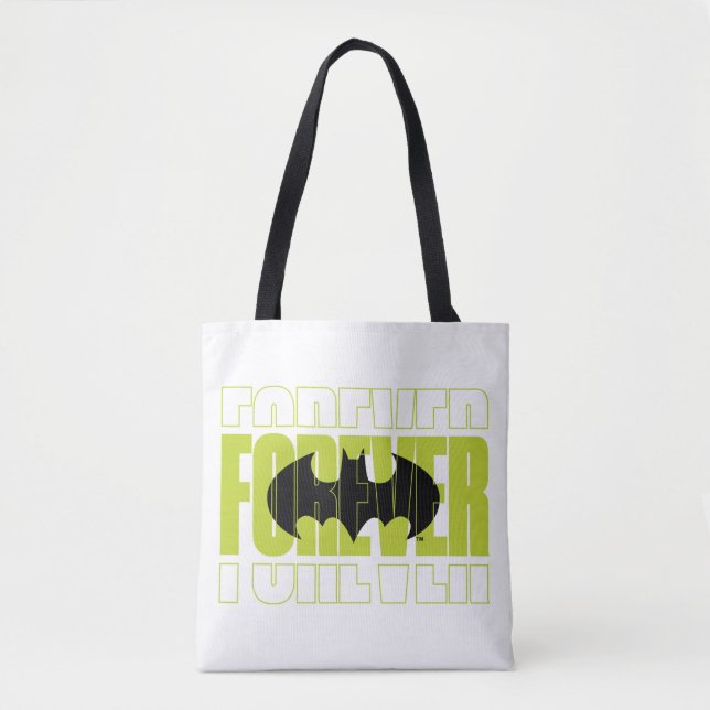 Bolsa Tote Forever Batman Typography Symbol Graphic (Frente)