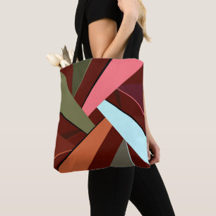 Bolsa Tote Forma Geométrica abstrato 7