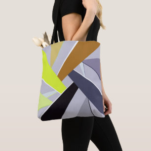 Bolsa Tote Forma Geométrica abstrato 8