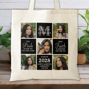 Bolsa Tote Formando de Colagem de Fotografias Personalizado 5