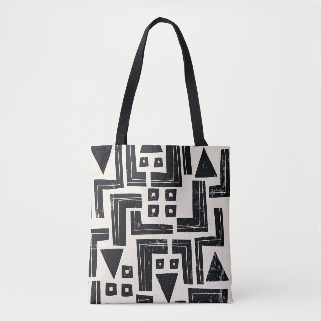 Bolsa Tote Formas de abstrato de Aquarela (Frente)