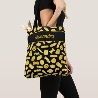 Bolsa Tote Formas de Massas Massas de Comidas Italianas Patte