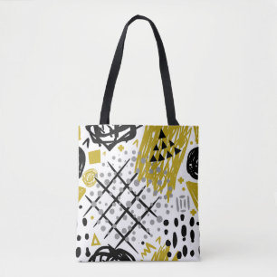 Bolsa Tote Formas de Na moda Abstrato Coloridas Modernas