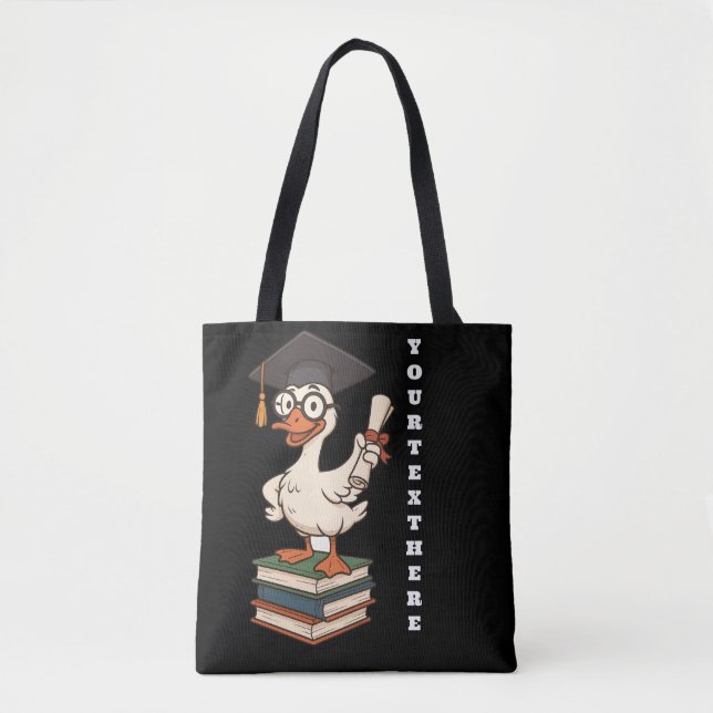 Bolsa Tote Formatura do Ganso Bobo Personalizada (Frente)