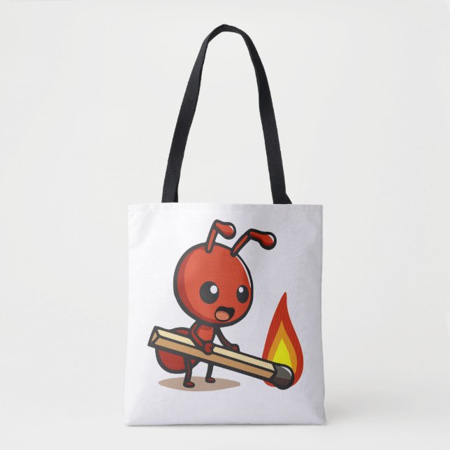 Bolsa Tote Formiga de Fogo (Frente)