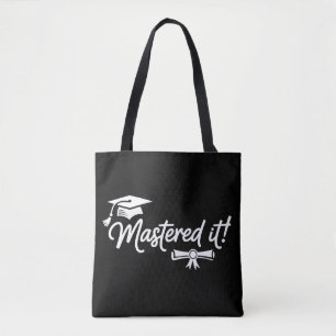 Bolsa Tote Formou-Se Mestres Graduação Graduado Graduado 
