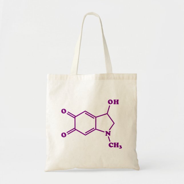 Bolsa Tote Fórmula Química Molecular Adrenocromática (Frente)