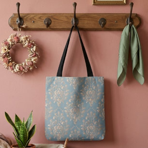 Bolsa Tote Fornalhas de ouro azuis