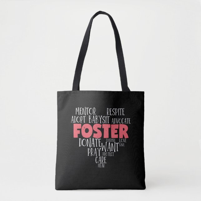 Bolsa Tote Forster Pais Cuidam Da Adoção Do Atendimento (Frente)