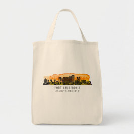 Bolsa Tote Fort Lauderdale Skyline & Coordinates