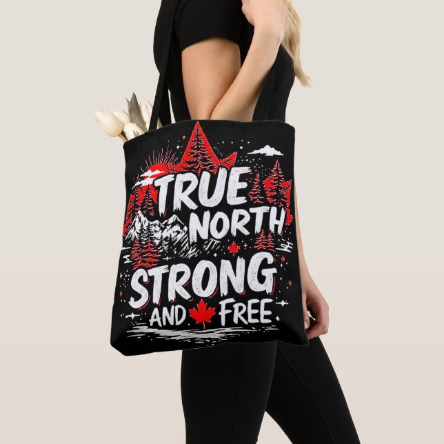 Bolsa Tote Forte e Livre Norte (Close Up)