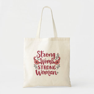 Bolsa Tote Forte Womb Forte Mulheres Uterus Empoderamento