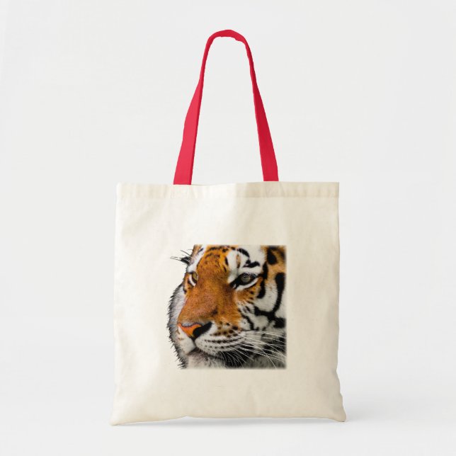 Bolsa Tote Foto Bengala Tiger Face (Frente)