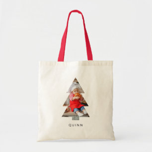 Bolsa Tote Foto da árvore de Natal