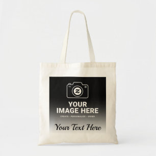 Bolsa Tote Foto da Assinatura e Mensagem Personalizada