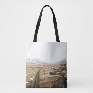 BOLSA TOTE FOTO DA ESTRADA PARA MONTANHA
