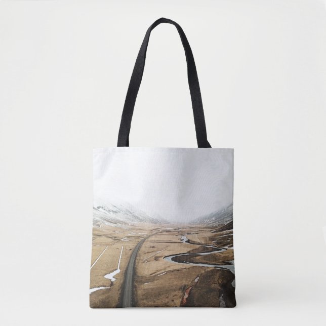 BOLSA TOTE FOTO DA ESTRADA PARA MONTANHA (Frente)