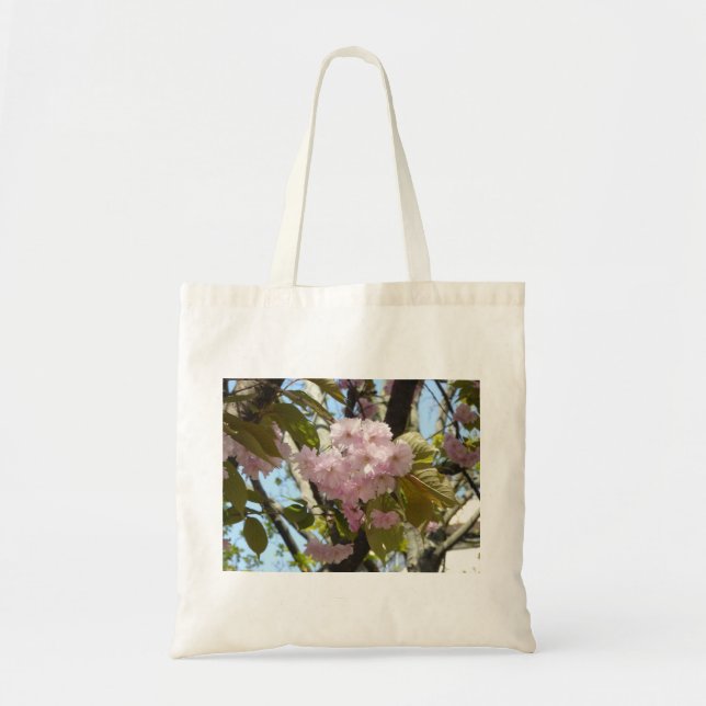Bolsa Tote Foto da flor da cereja japonesa (Frente)