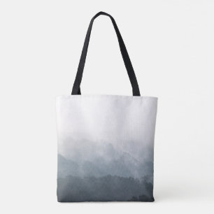 Bolsa Tote Foto da Floresta Foggy