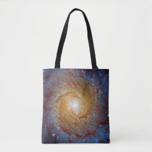 Bolsa Tote Foto da Galáxia Espiral Messier 74 no Espaço Exter