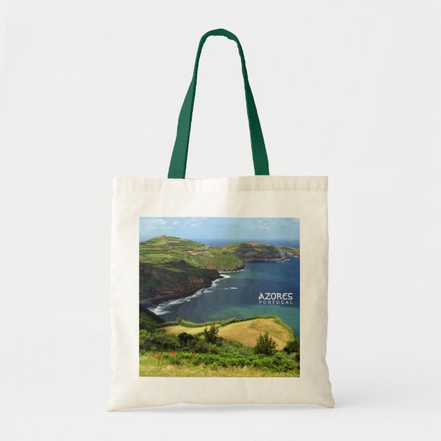 Bolsa Tote Foto das ilhas Açores, Portugal (Frente)