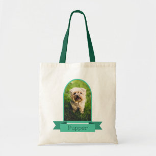 Bolsa Tote Foto De Arco Verde Para Pets