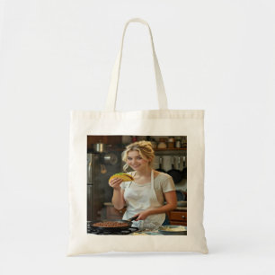 Bolsa Tote Foto de Comer Tacos Personalizar