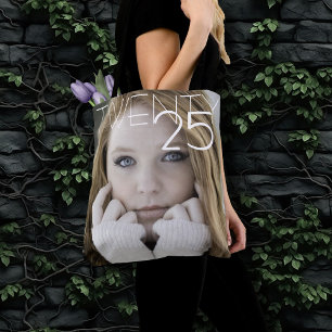 Bolsa Tote Foto de Graduação Personalizada   Ano de Formand