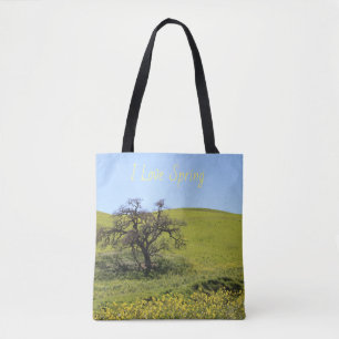 Bolsa Tote Foto de Hillside Oak Nature Fotografia Cena