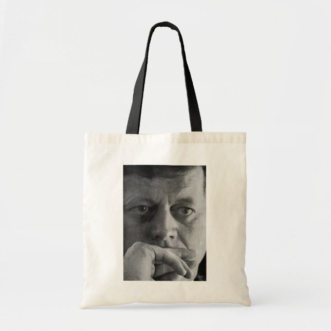 Bolsa Tote Foto de John F. Kennedy (Frente)