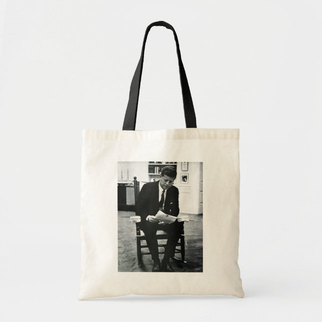 Bolsa Tote Foto de John F. Kennedy 2 (Frente)