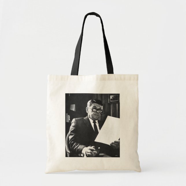Bolsa Tote Foto de Ronald Reagan (Frente)
