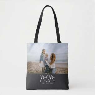 Bolsa Tote Foto de Roteiro Estabelecido pela Mamãe