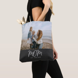 Bolsa Tote Foto de Roteiro Estabelecido pela Mamãe