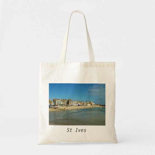 Bolsa Tote Foto de St Ives Cornualha Inglaterra (Frente)