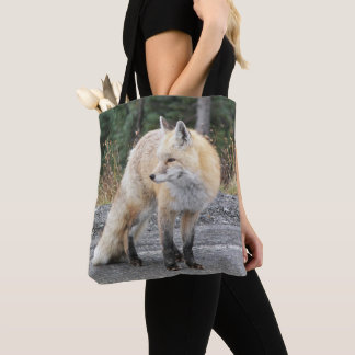 Bolsa Tote Foto de Vida Selvagem de Raposa Vermelha Cascade