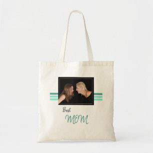 Bolsa Tote Foto do Dia da Mãe da Melhor Mãe