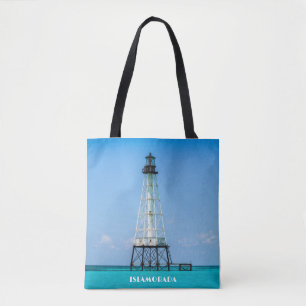 Bolsa Tote Foto do Farol de Islamorada Florida