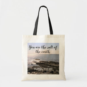 Bolsa Tote Foto do Oceano Você é o Sal da Terra
