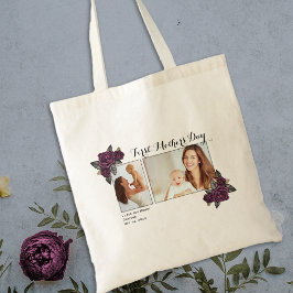 Bolsa Tote Foto do primeiro Dia de as mães